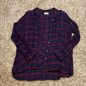 Women’s Plaid Button Down